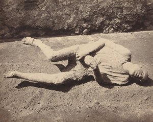 Menschlicher Abdruck, Pompeji