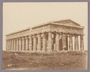 Paestum: Der Tempel des Poseidon von Giorgio Sommer