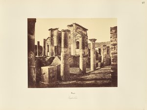 Pompeji. Tempel der Isis. von Giorgio Sommer