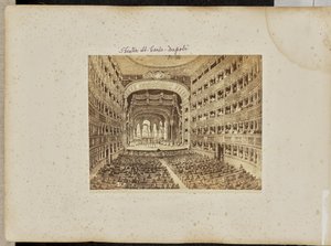 Teatro S. Carlo (Neapel) von Giorgio Sommer