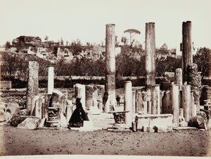 Der Tempel des Serapis in Pozzuoli, Neapel