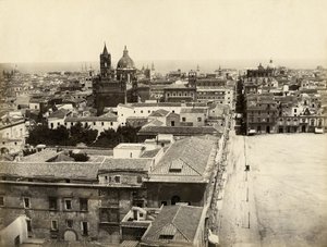Ansicht von Palermo von Porta Nuova, Sizilien, Italien, Foto von Giorgio Sommer