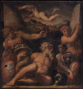 Allegorie von Cortona und Montepulciano, 1563-1565 von Giorgio Vasari