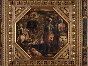 Schlacht von Marciano in Val di Chiana von Giorgio Vasari