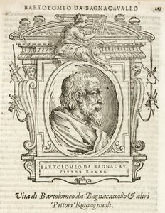 Milan, Biblioteca Braidense, Vite de piv excellent, Giorgio Vasari 1568, Bartolomeo Ramenghi genannt Bagnacavallo