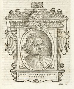 Mailand, Biblioteca Braidense, Vite de piv excellent, Giorgio Vasari 1568, Francesco Granacci