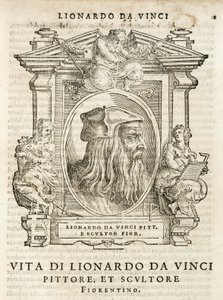 Milan, Biblioteca Braidense, Vite de piv excellent, Giorgio Vasari 1568, Leonardo da Vinci