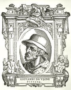 Porträt von Giovanni da Udine von Giorgio Vasari