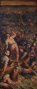 Niederlage der Türken bei Piombino, 1563-1565 von Giorgio Vasari