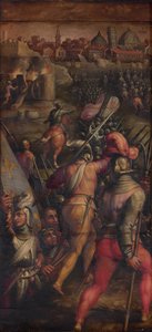 Die Schlacht von Barbagianni bei Pisa, 1563-1565 von Giorgio Vasari
