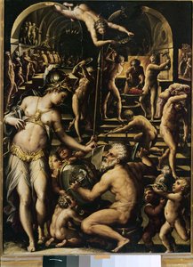 Die Schmiede des Vulkan von Giorgio Vasari