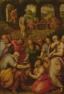 Die Wunder des Propheten Elisa von Giorgio Vasari