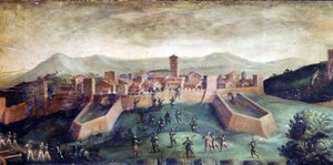 Die Eroberung von Casole, Italien von Giorgio Vasari