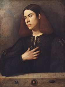 Porträt eines jungen Mannes Antonio Brocardo, ca. 1509-1510 von Giorgione da Castelfranco