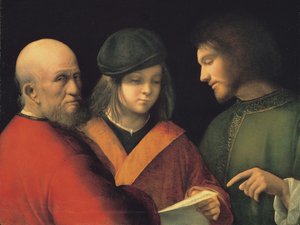 Die drei Lebensalter des Menschen lesen ein Lied, ca. 1501 von Giorgione da Castelfranco