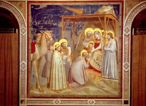 Anbetung der Heiligen Drei Könige, Kapelle der Scrovegni, Padua, ca. 1305 (Fresko)