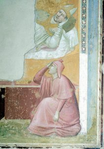 Erscheinung des Heiligen Franziskus vor Bischof Guido von Assisi (Detail)