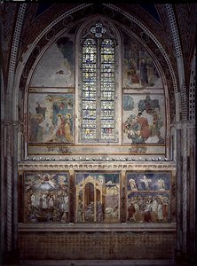 Szenen aus dem Leben Christi und dem Zyklus des Heiligen Franziskus von Giotto (c.1266 1337)