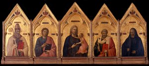 Badia-Polyptychon, ca. 1301-1302 von Giotto di Bondone