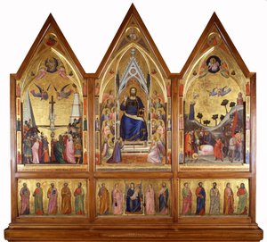 Das Stefaneschi-Triptychon, ca. 1320 von Giotto di Bondone