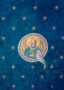 Der Prophet Maleachi, aus dem Gewölbe der Decke, ca. 1305 von Giotto di Bondone