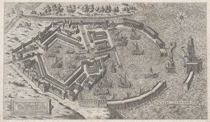 Speculum Romanae Magnificentiae: Hafen von Rom, 1581 von Giovanni Ambrogio Brambilla
