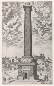 Speculum Romanae Magnificentiae: Trajanssäule, 1581-86 von Giovanni Ambrogio Brambilla