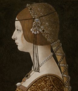 Blanca Maria Sforza von Giovanni Ambrogio de Predis