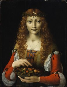 Mädchen mit Kirschen