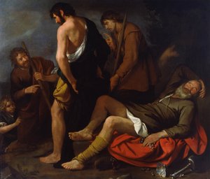 Trunkenheit Noahs, 1630-1640 von Giovanni Andrea de Ferrari