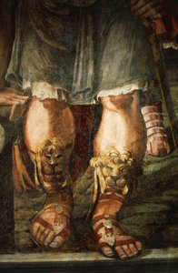 Hochzeit von Alexander dem Großen und Roxana (Detail) von Giovanni Antonio Bazzi Sodoma