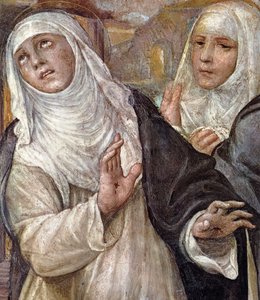Die Ekstase der Heiligen Katharina (Detail), 1526