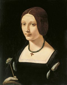 Porträt einer Dame als Heilige Lucia