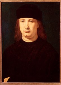Porträt des italienischen Dichters Girolamo Casio (ca. 1500-1520)