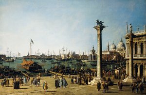 Das Bacino di S. Marco, Venedig, von der Piazzetta