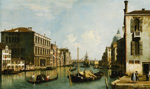 Der Große Kanal, Venedig, Blick nach Osten vom Campo S. Vio von Giovanni Antonio Canal