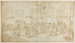 Il Ridotto von Giovanni Antonio Guardi