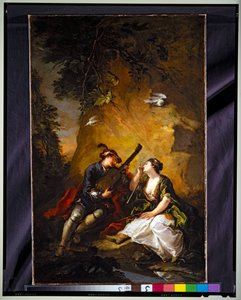 Musikalische Liebhaber (Szene Galante) von Giovanni Antonio Guardi