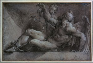 Allegorie der Zeit von Giovanni Antonio Pordenone