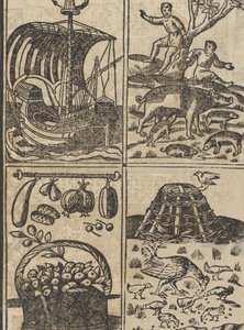 Essempio di recammi, Seite 9 recto, 1530 von Giovanni Antonio Tagliente