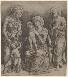 Heilige Familie mit der heiligen Elisabeth und dem kleinen heiligen Johannes