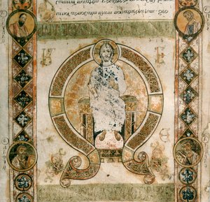Christus in Herrlichkeit. Exultet der Kathedrale von San Sabino in Bari von Phillipe de Marlier