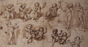 Studien von Putti