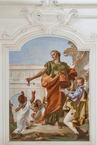 Großzügigkeit verteilt Geschenke von Giovanni Battista Tiepolo