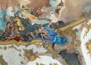 Malerei auf der Deckenplatte des Kaisersaals, Würzburger Residenz