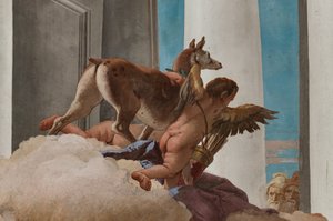 Palazzina, Eingangshalle: "Das Opfer der Iphigenie" (Detail) von Giovanni Battista Tiepolo