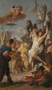 Studie für "Das Martyrium des heiligen Sebastian" von Giovanni Battista Tiepolo