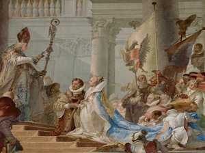 Hochzeitszeremonie von Kaiser Friedrich Barbarossa und Beatrix von Burgund im Jahr 1156