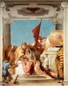 Das Opfer der Iphigenie (Detail)