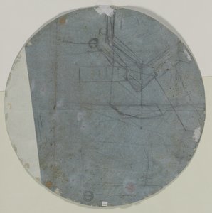 Architektonische Skizze(?) (verso)